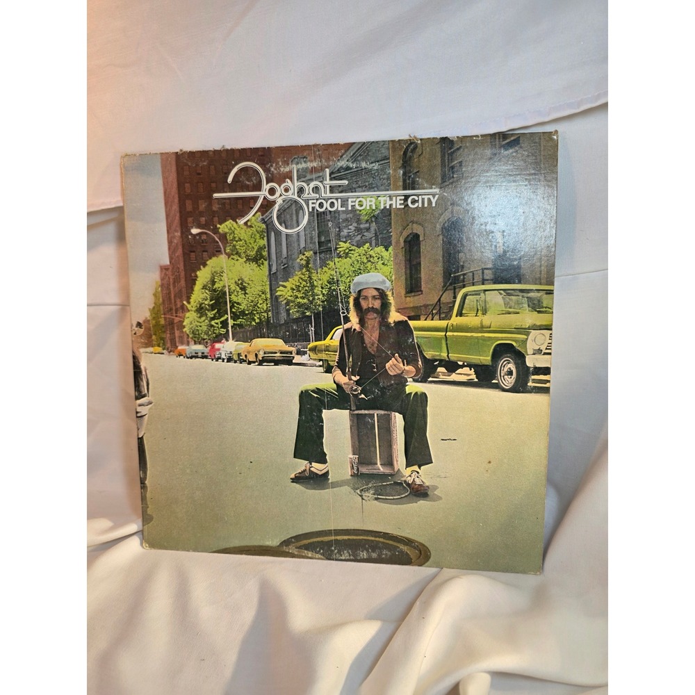 Foghat Fool for the City Vinyl LP 1975 Bearsville BR 6959 Slow Ride Rock Record